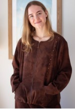 Brown jacket and long skirt set