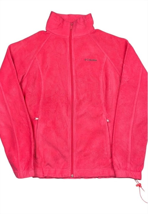 Sportswear Vintage Ladies Cerise Pink Fleece Jacket