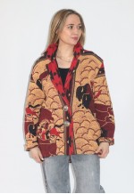 Vintage Thick Cotton Navajo Print Jacket