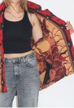 Vintage Thick Cotton Navajo Print Jacket