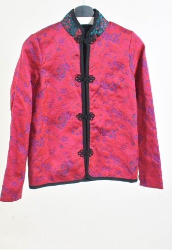 Vintage 00s embroidered jacket in pink