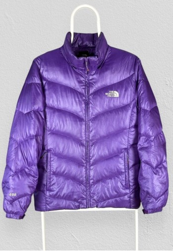 Vintage Purple Puffer Jacket 600 Medium