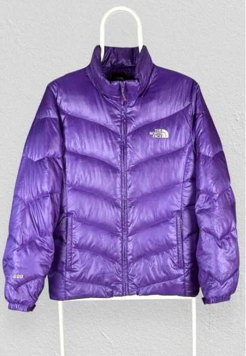 Vintage Purple Puffer Jacket 600 Medium